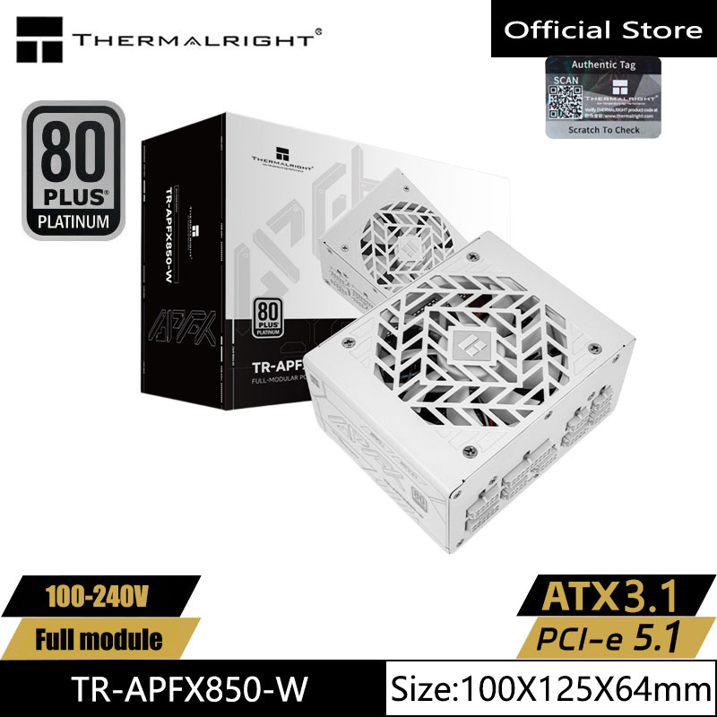 Thermalright TR-APFX850/1000-W - 1000W White Modular Power Supply recension och pris