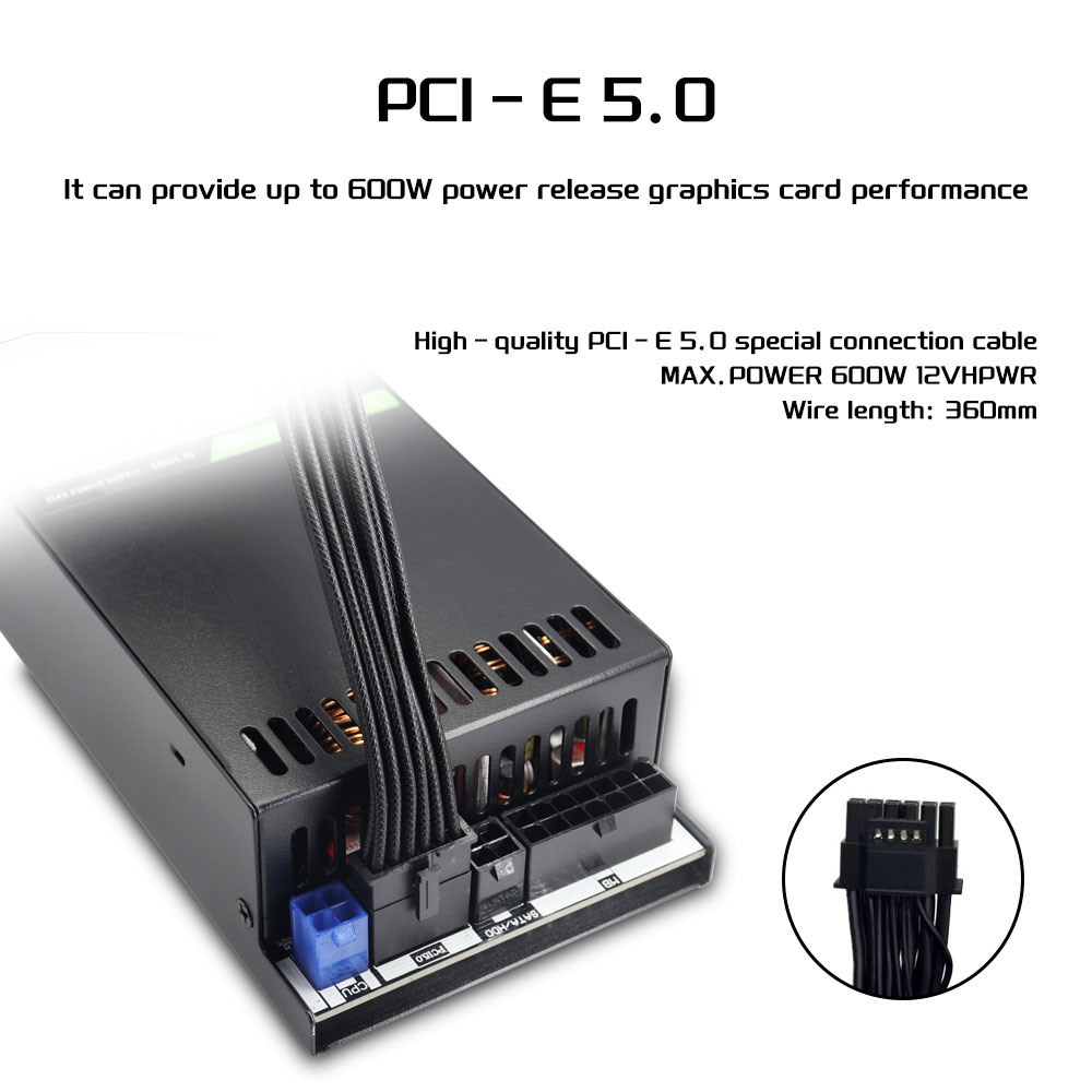 ATX 3.0 PCI-E Gen5 Flex ATX Mo - Flex Atx Power Supply 600W 1U recension och pris