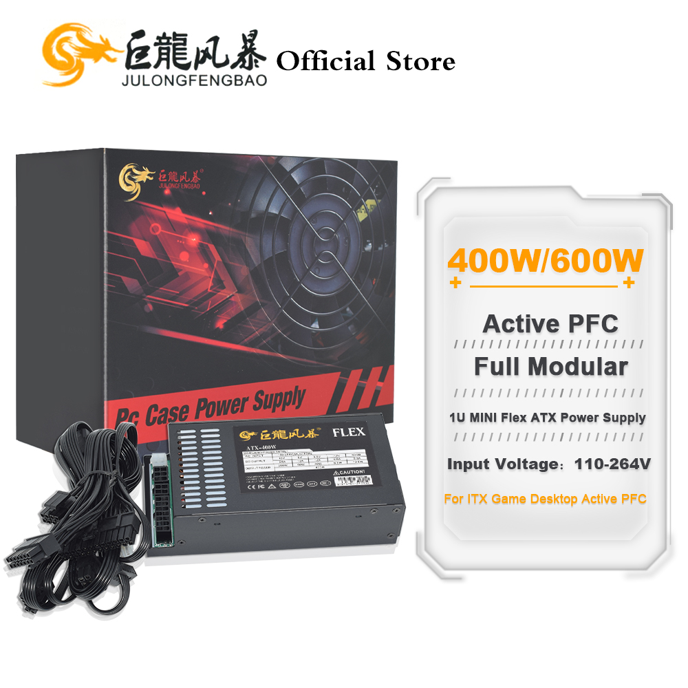 JULONGFENGBAO Full Modular 110 - Flex Atx Power Supply 600W 1U recension och pris