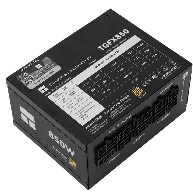 Thermalright TR-TGFX850 SFX Go - Sfx Modular Power Supply 850W Gold recension och pris
