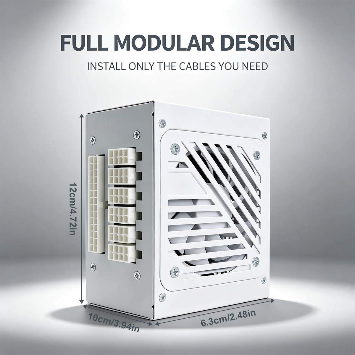 600W SFX Power Supply, Fully M - 750W Sfx Fully Modular Power Supply recension och pris