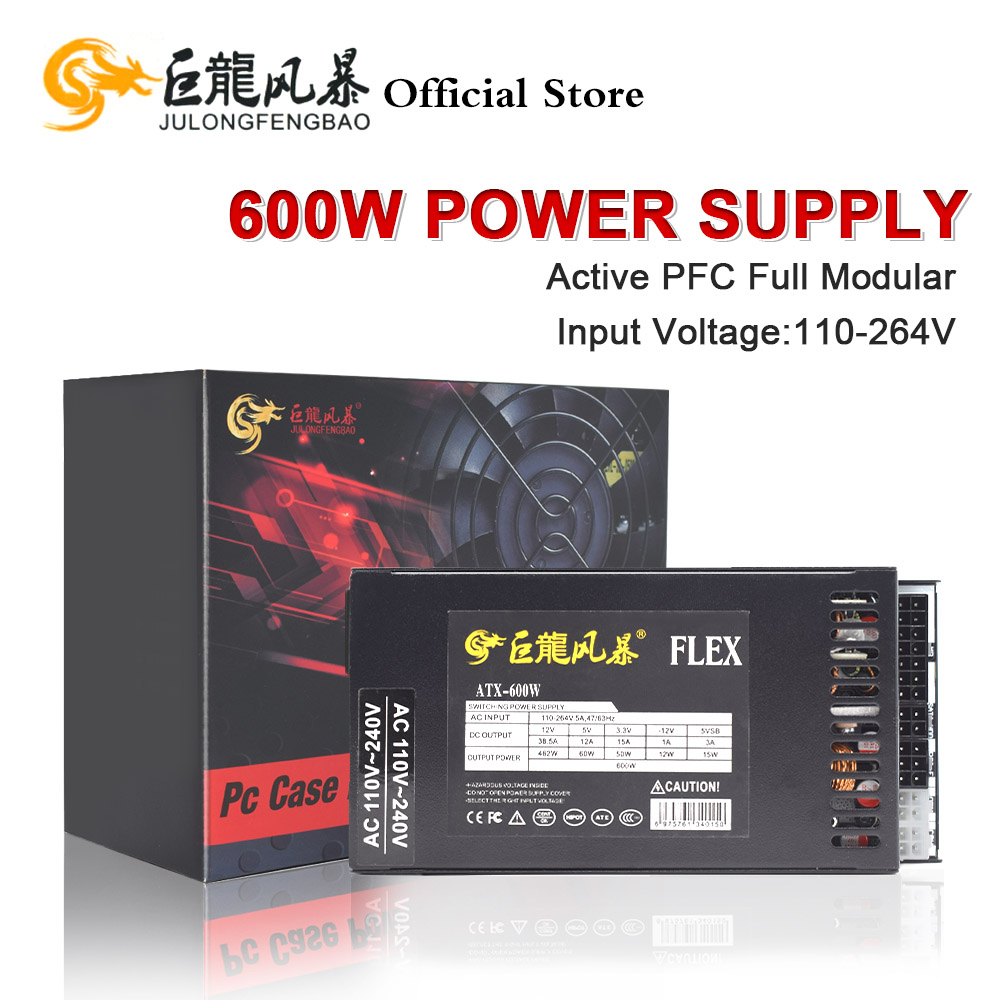 600W Full Modular 1U Flex ATX  - Flex Atx Power Supply 600W 1U recension och pris